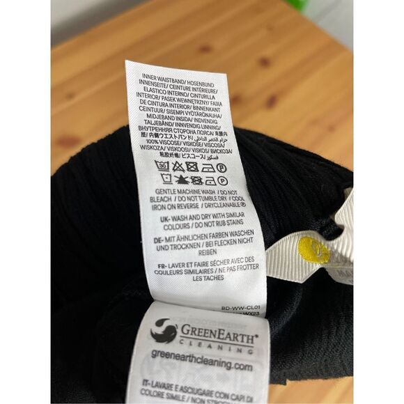 Boden vacation wide leg black pants size US 8 - Picture 7 of 7